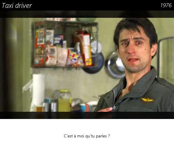 Vignette : Taxi driver